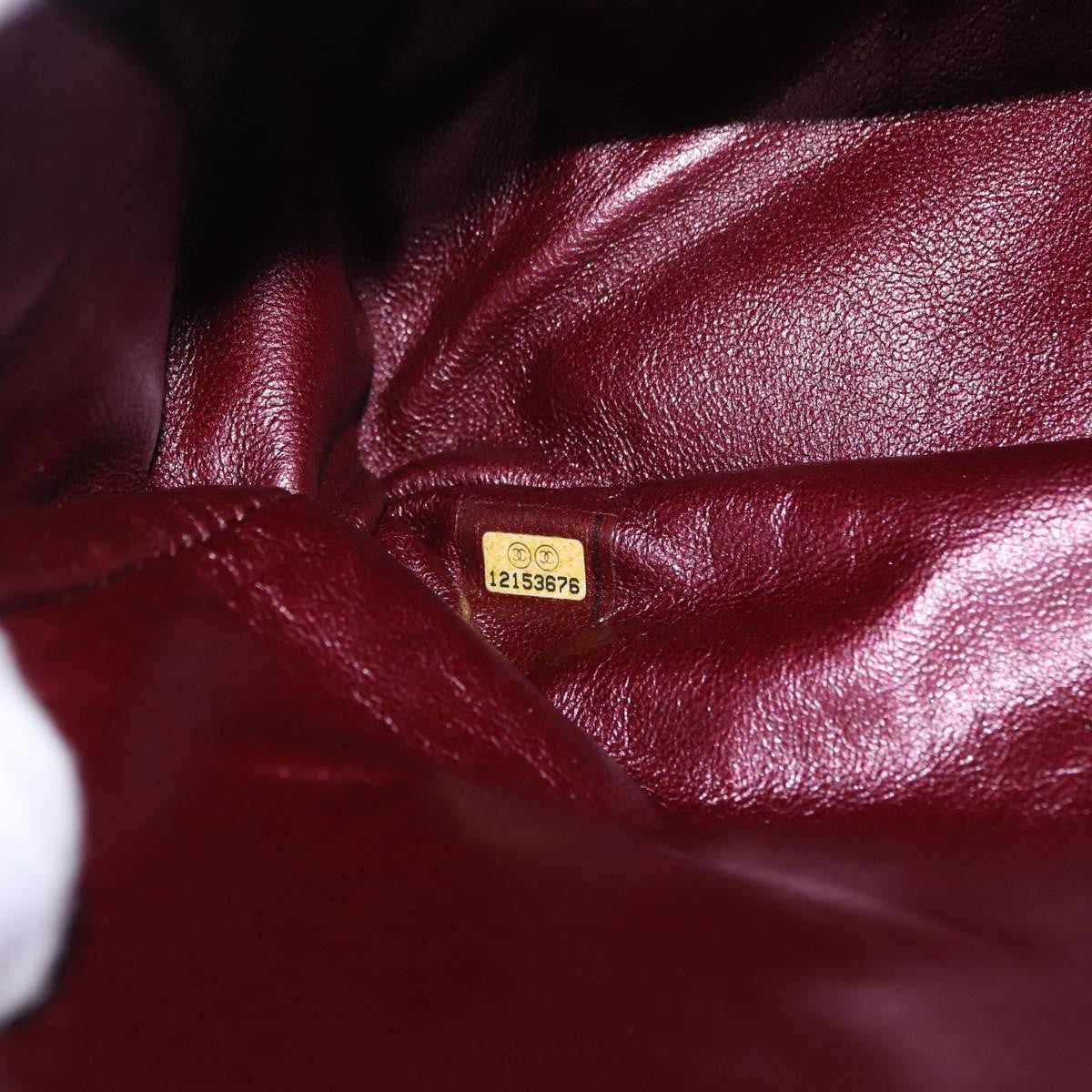 Chanel Reissue 2.55 Flap Quilted Lambskin Red Leather Handbag (Pre-Owned)