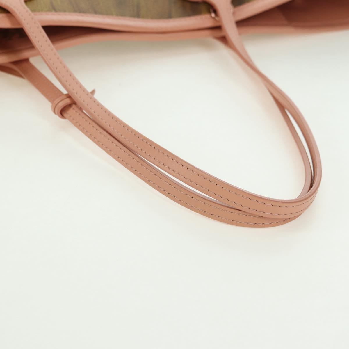 Louis Vuitton Neverfull Nm Limited Edition Jeff Koons Fragonard Print Canvas Pink Canvas Tote Bag Bag (Pre-Owned)