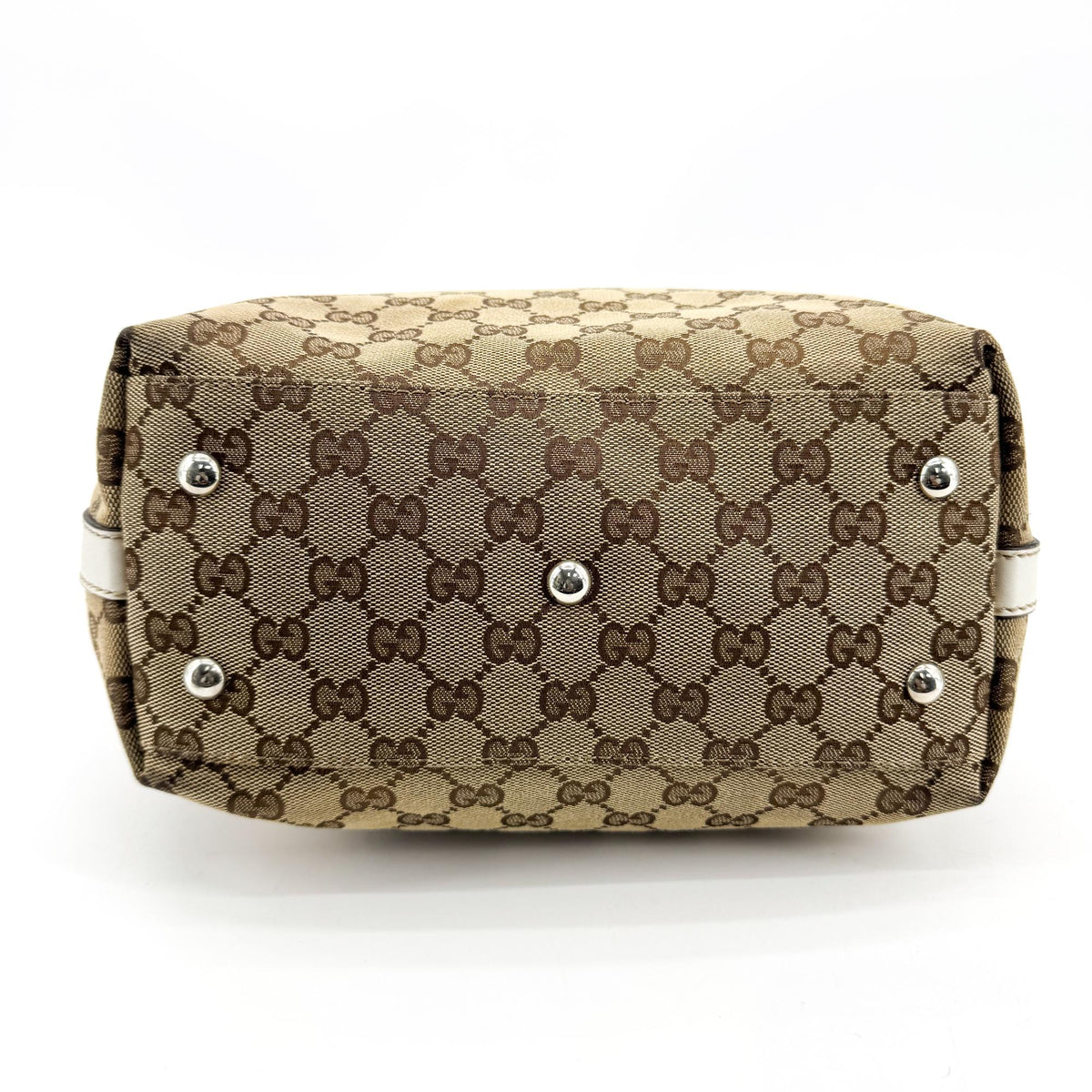 Gucci Match Ball Gg Canvas Brown Canvas Tote Bag Bag (Pre-Owned)