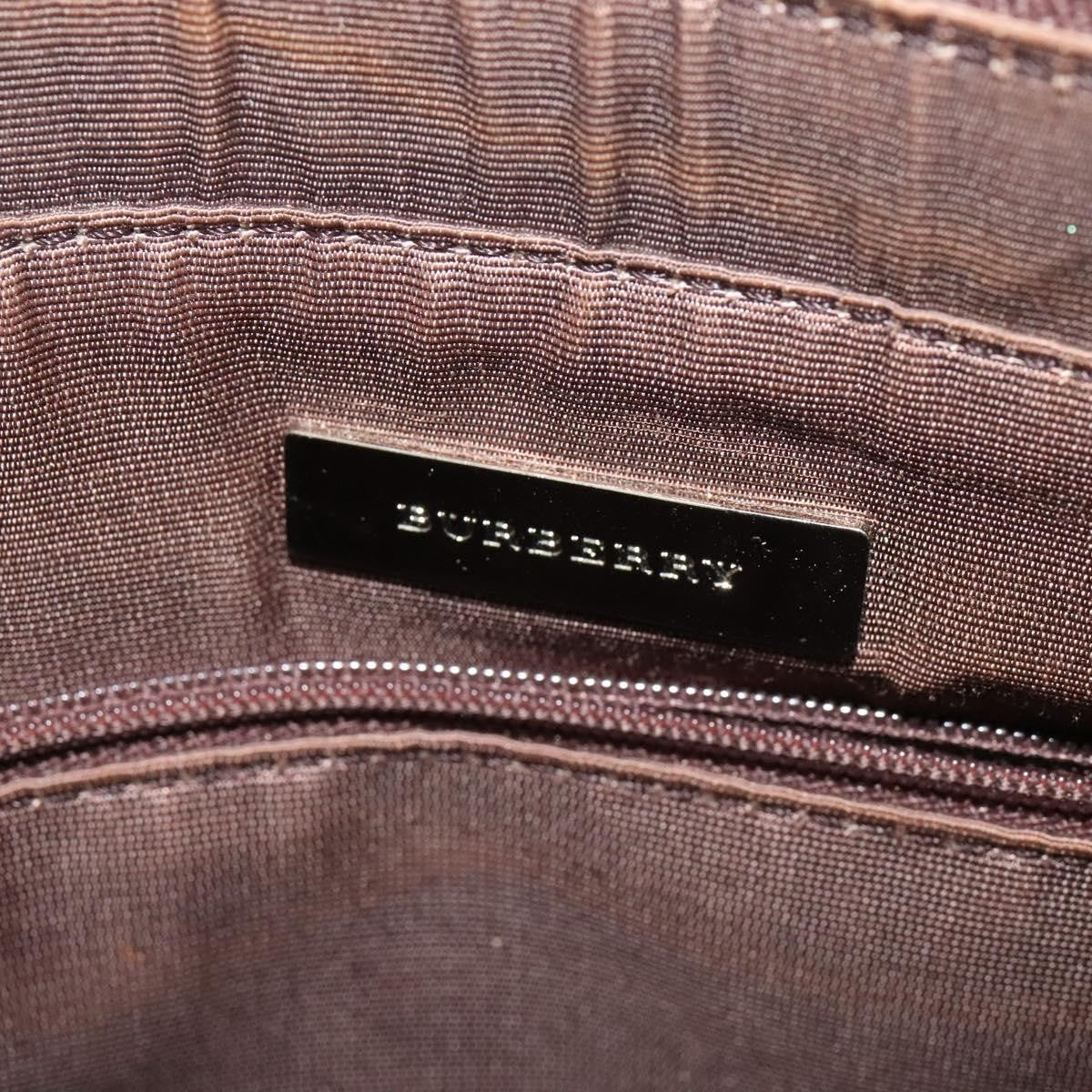 Burberry Nova Check Tote Canvas And Leather Beige Canvas Tote Bag Bag (Pre-Owned)