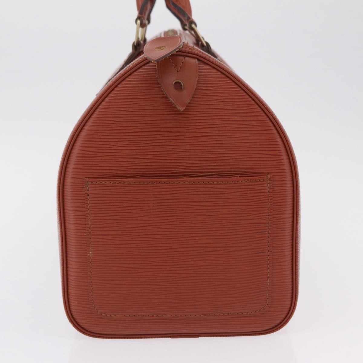 Louis Vuitton Speedy Epi Leather Brown Leather Handbag (Pre-Owned)
