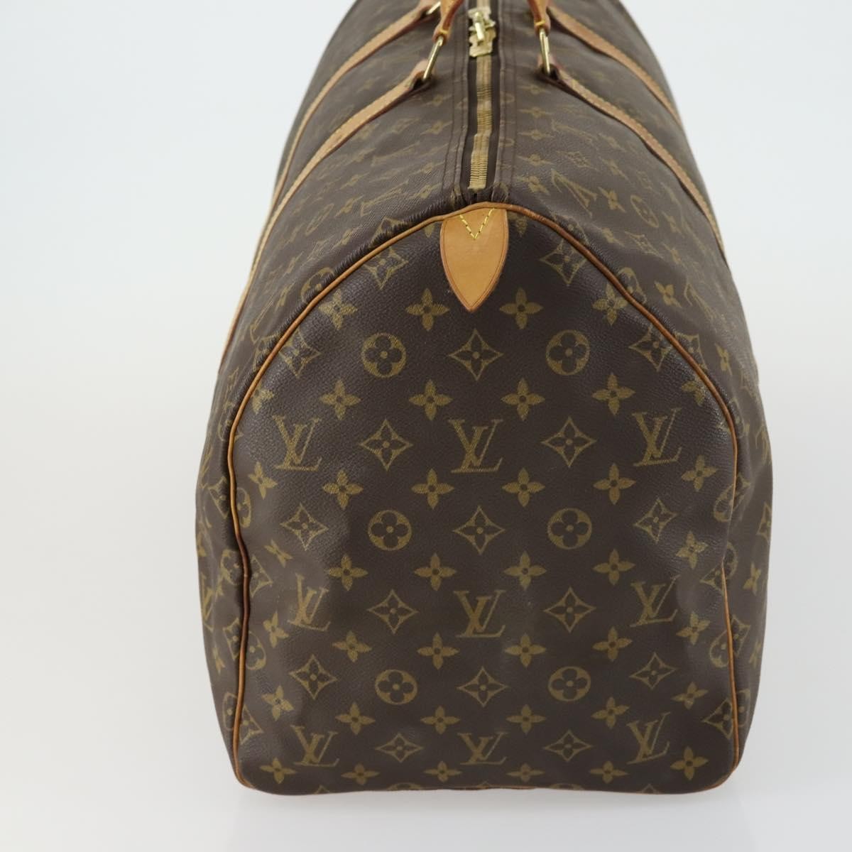Louis Vuitton Keepall Monogram Canvas Brown Canvas Travel Bag Bag (Pre-Owned)