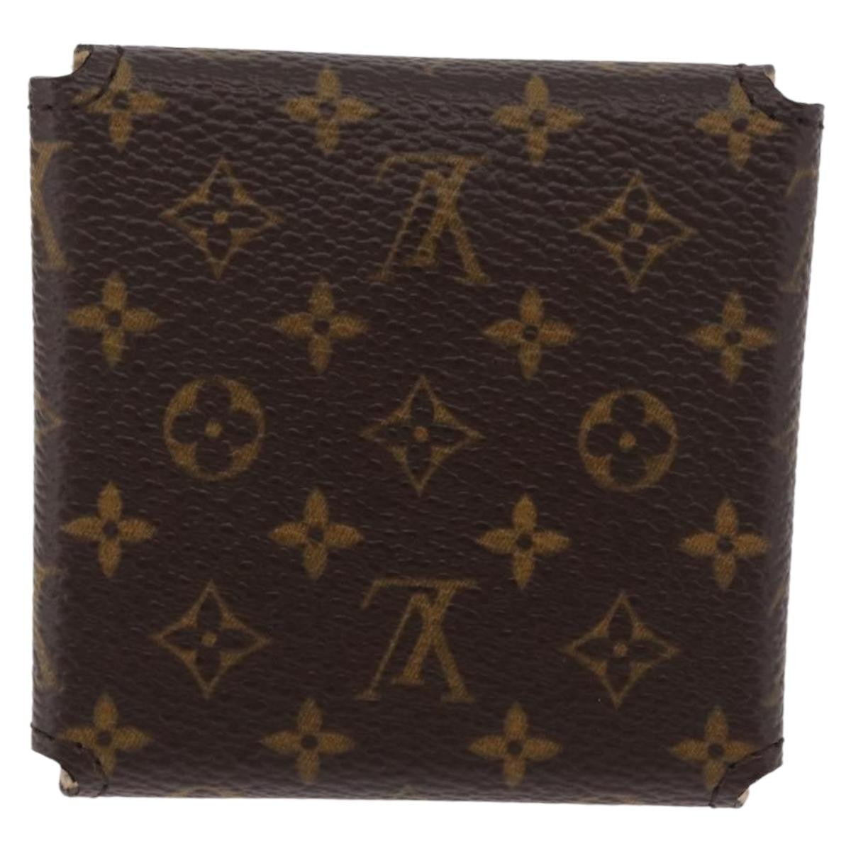 Louis Vuitton Folding Jewelry Case Monogram Canvas Brown Canvas Toiletry Case Accessory (Pre-Owned)