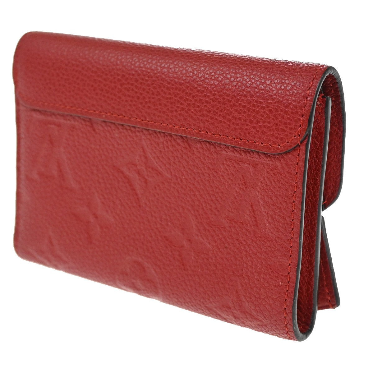 Louis Vuitton Pont Neuf Monogram Empreinte Leather Red Leather Wallets Accessory (Pre-Owned)