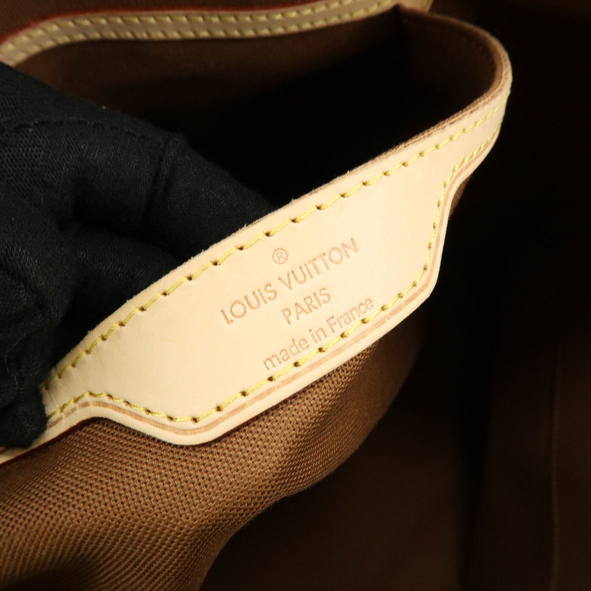 Louis Vuitton Palermo Monogram Canvas Brown Canvas Handbag (Pre-Owned)