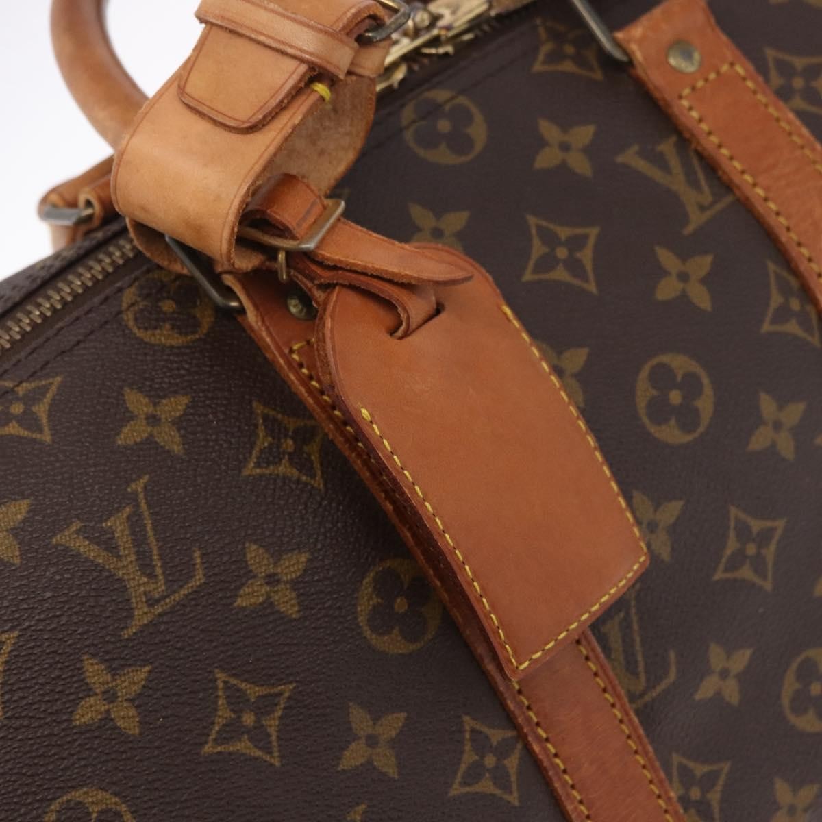 Louis Vuitton Keepall Monogram Canvas Brown Canvas Travel Bag Bag (Pre-Owned)