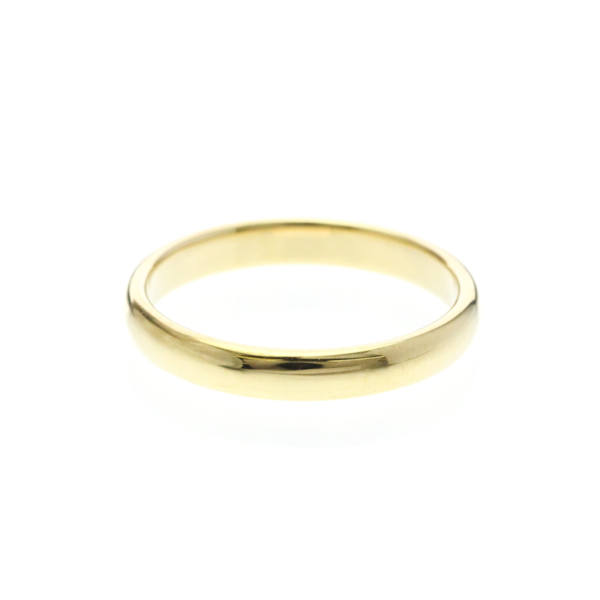 Tiffany & Co. Classic Wedding Band 18K Yellow Gold Gold Yellow_Gold Ring Jewelry (Pre-Owned)