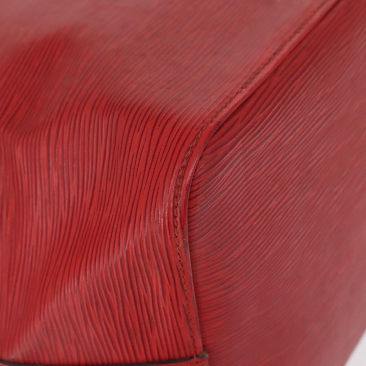 Louis Vuitton Petit Noe Epi Leather Red Leather Shoulder Bag Bag (Pre-Owned)