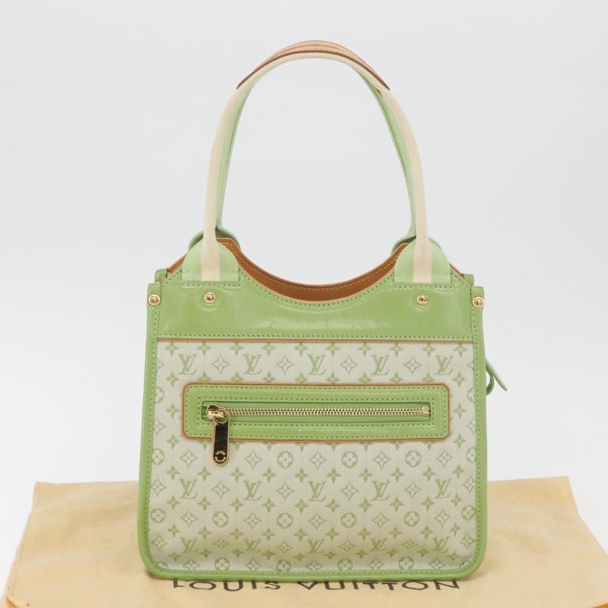 Louis Vuitton Kathleen Mini Lin Green Canvas Tote Bag Bag (Pre-Owned)