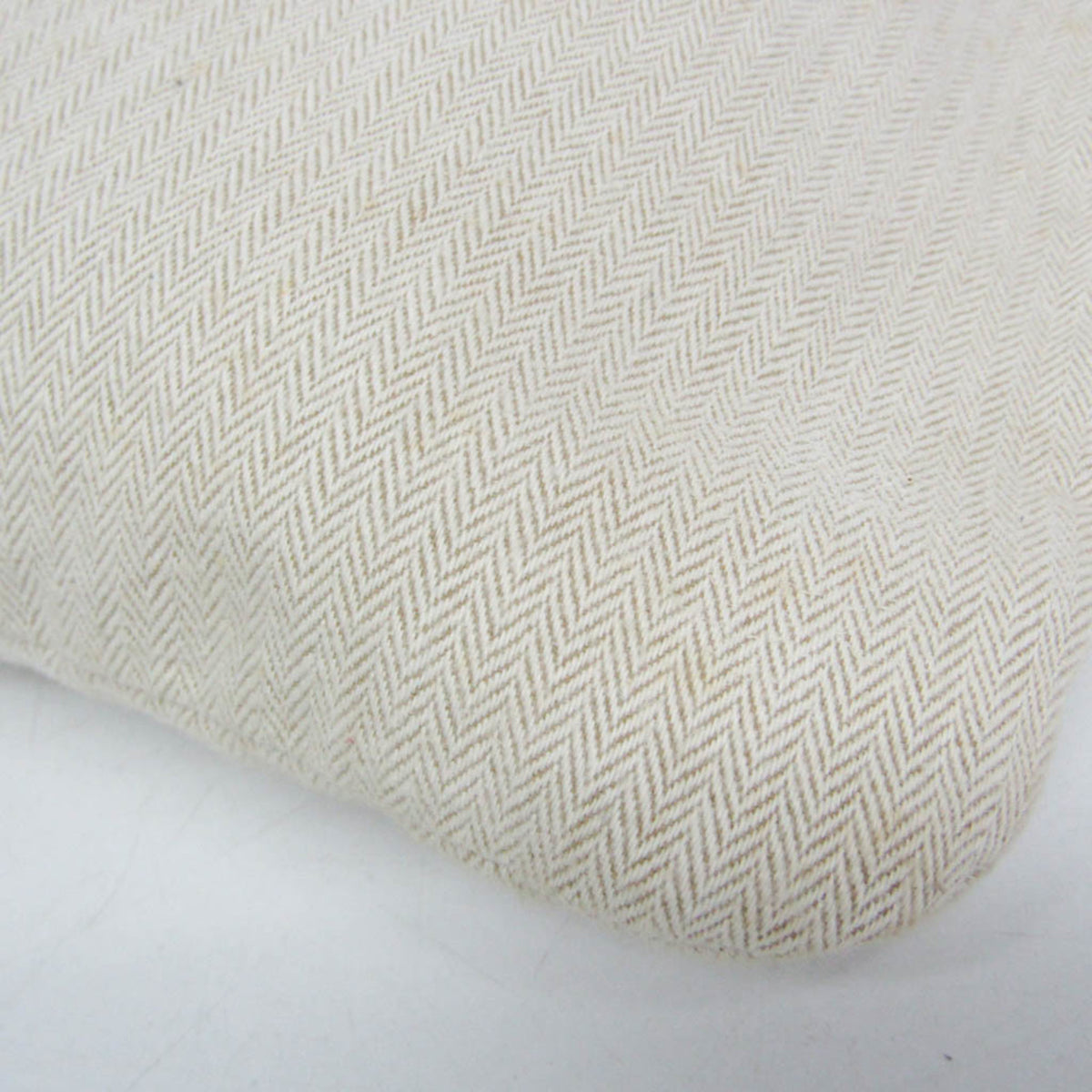 Hermes Aline Toile Beige Cotton Shoulder Bag Bag (Pre-Owned)