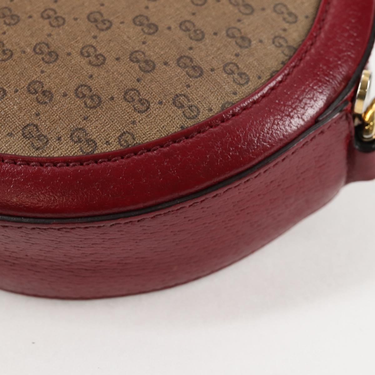 Gucci Doraemon Round Printed Mini Gg Coated Canvas Beige Canvas Shoulder Bag Bag (Pre-Owned)