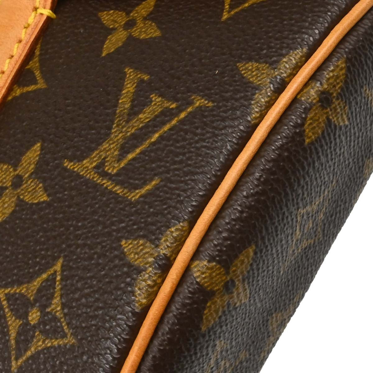 Louis Vuitton Sonatine Monogram Canvas Brown Canvas Handbag (Pre-Owned)