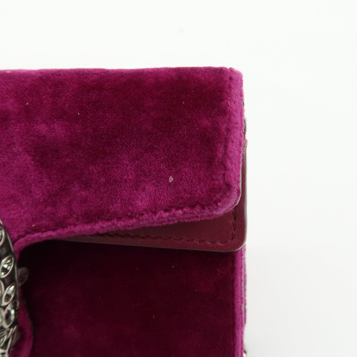 Gucci Dionysus Velvet Purple Velvet Handbag (Pre-Owned)