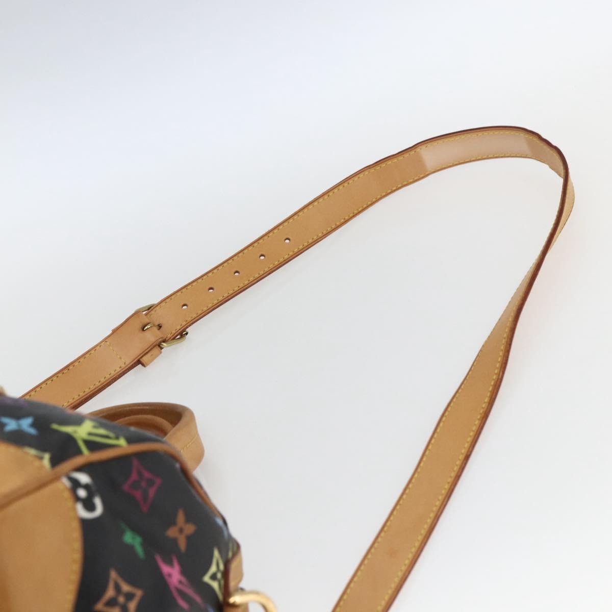 Louis Vuitton Courtney Monogram Multicolor Black Canvas Handbag (Pre-Owned)