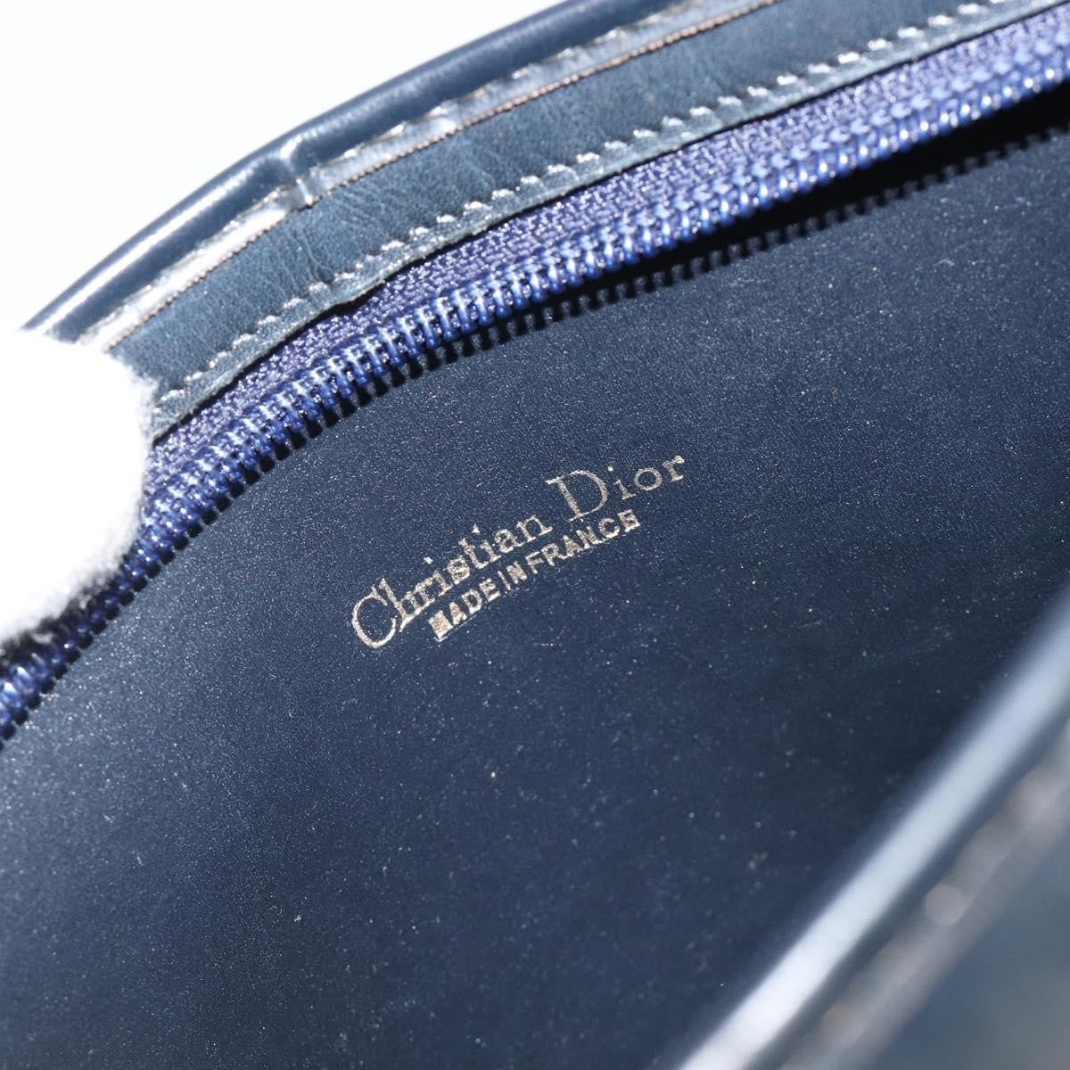 Christian Dior Vintage Trotter Canvas Navy Canvas Shoulder Bag Bag (Pre-Owned)