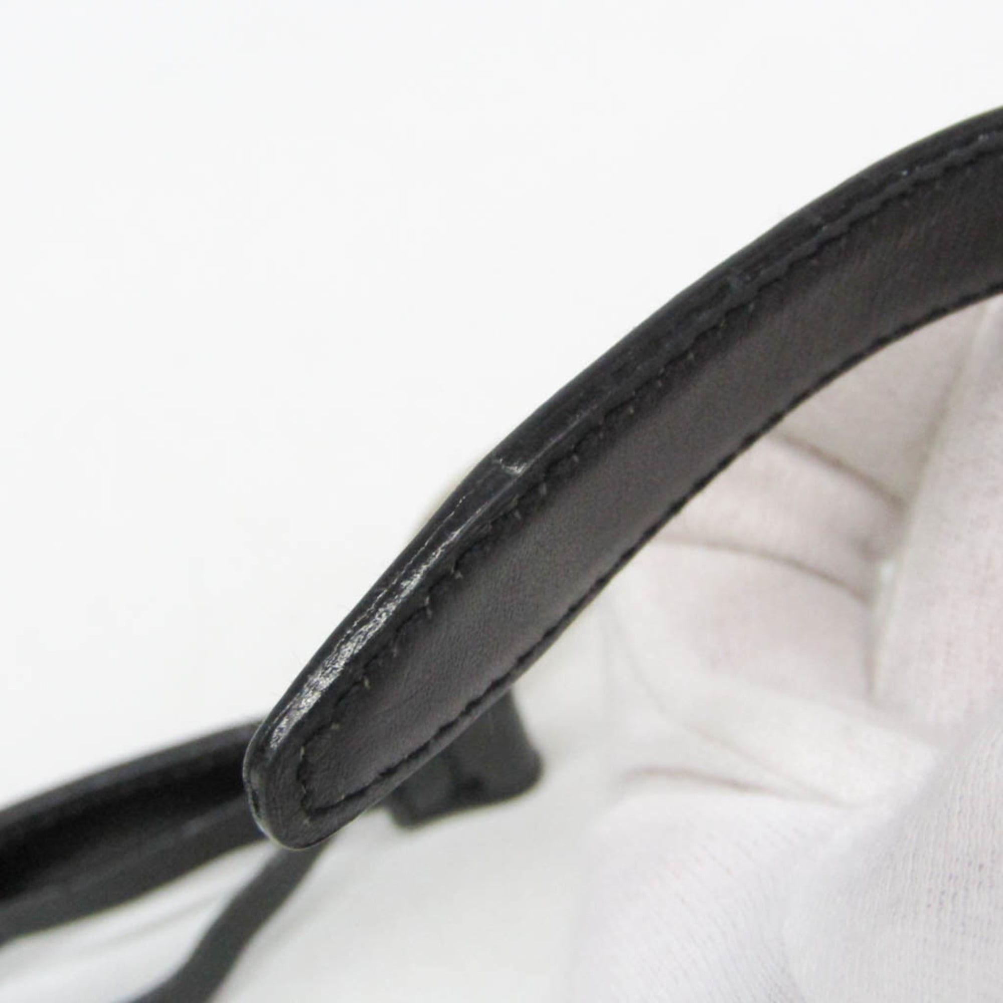 Gucci Interlocking G Belt (Outlet) Leather Black Leather Belts Accessory (Pre-Owned)