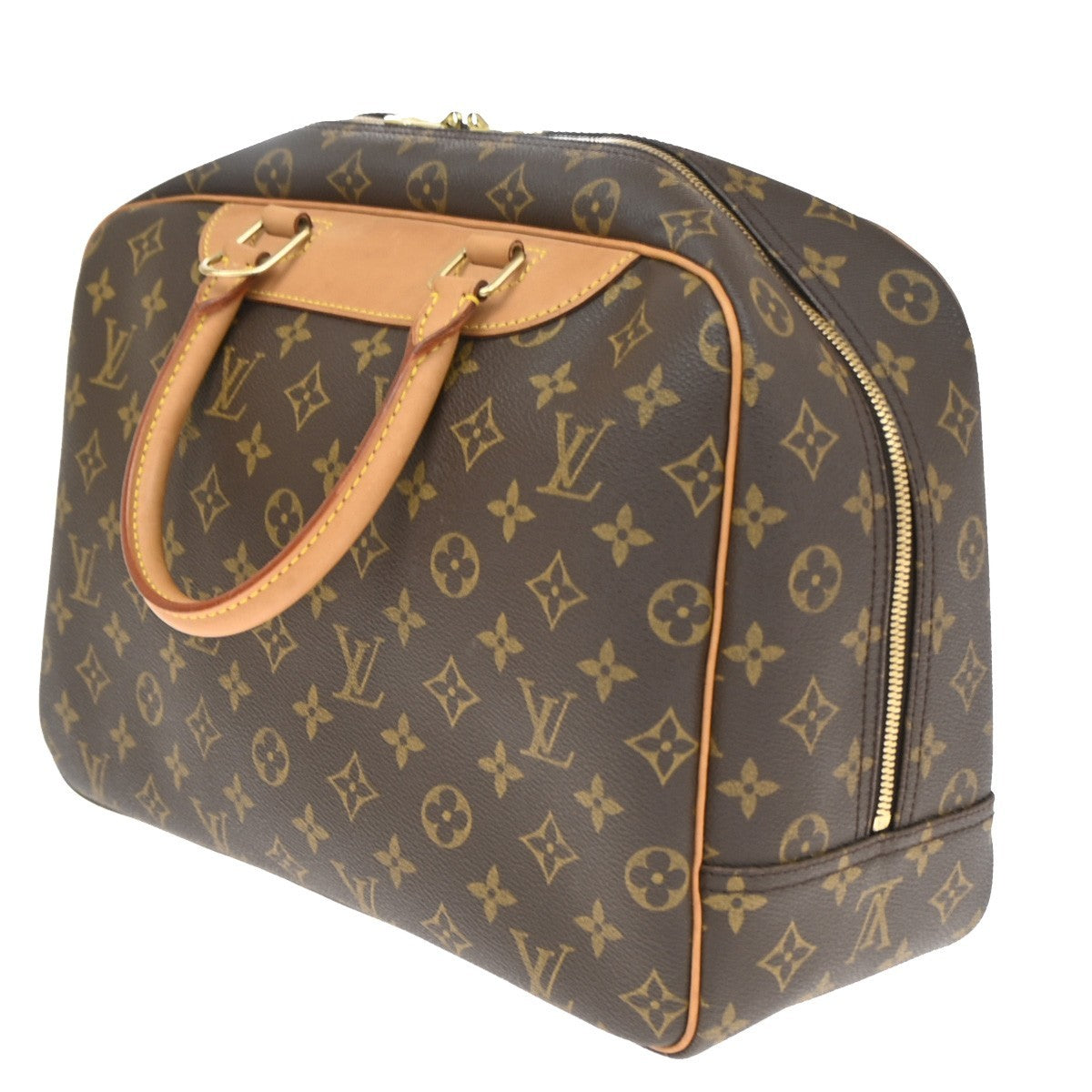 Louis Vuitton Trouville Monogram Canvas Brown Canvas Handbag (Pre-Owned)