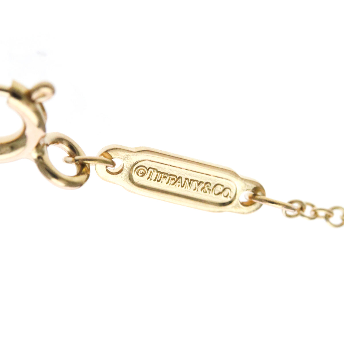 Tiffany & Co. T Smile Pendant 18K Rose Gold Gold Pink_Gold Necklace Jewelry (Pre-Owned)