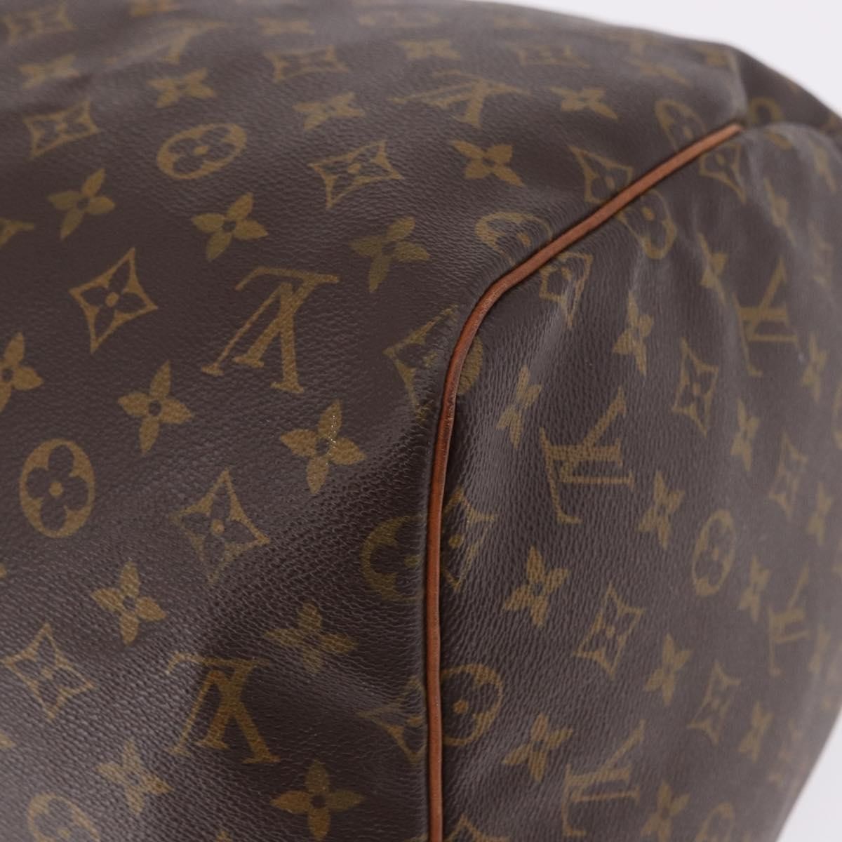 Louis Vuitton Keepall Monogram Canvas Brown Canvas Travel Bag Bag (Pre-Owned)