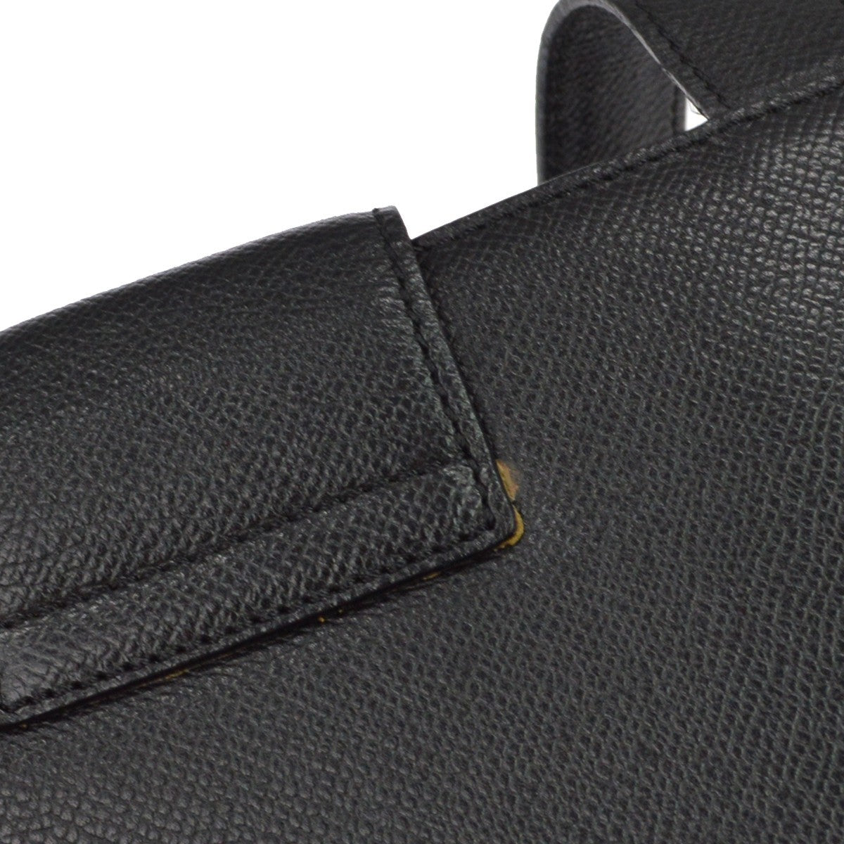 Celine Vintage Turnlock Leather Black Leather Shoulder Bag Bag (Pre-Owned)