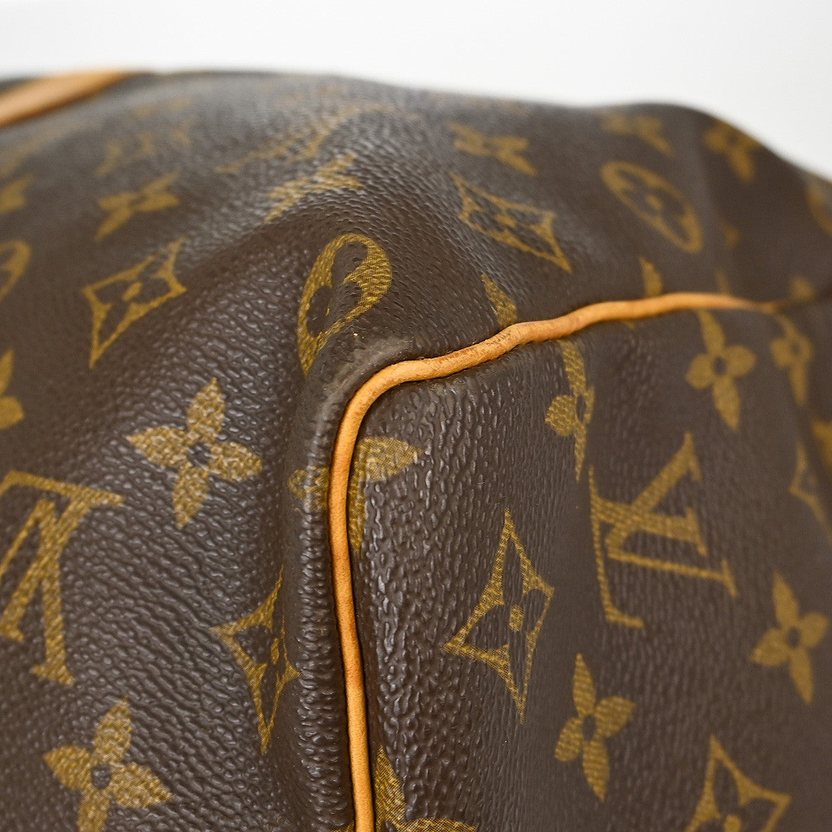 Louis Vuitton Keepall Monogram Canvas Brown Canvas Travel Bag Bag (Pre-Owned)