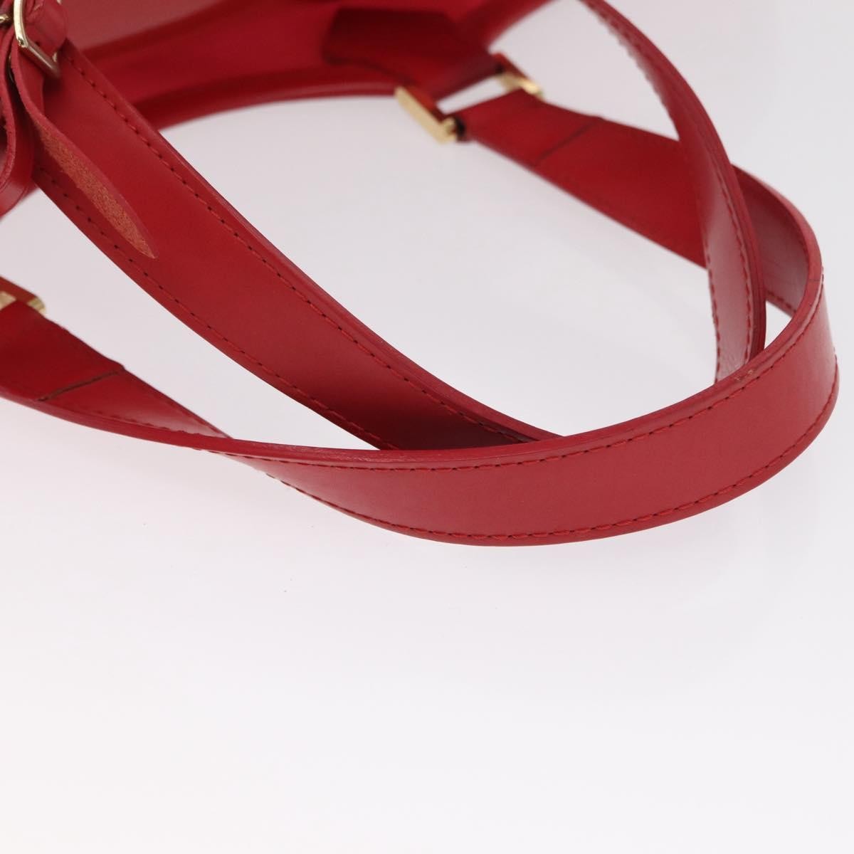 Louis Vuitton Plage Lagoon Bay Vinyl Epi Leather Red Plastic Tote Bag Bag (Pre-Owned)