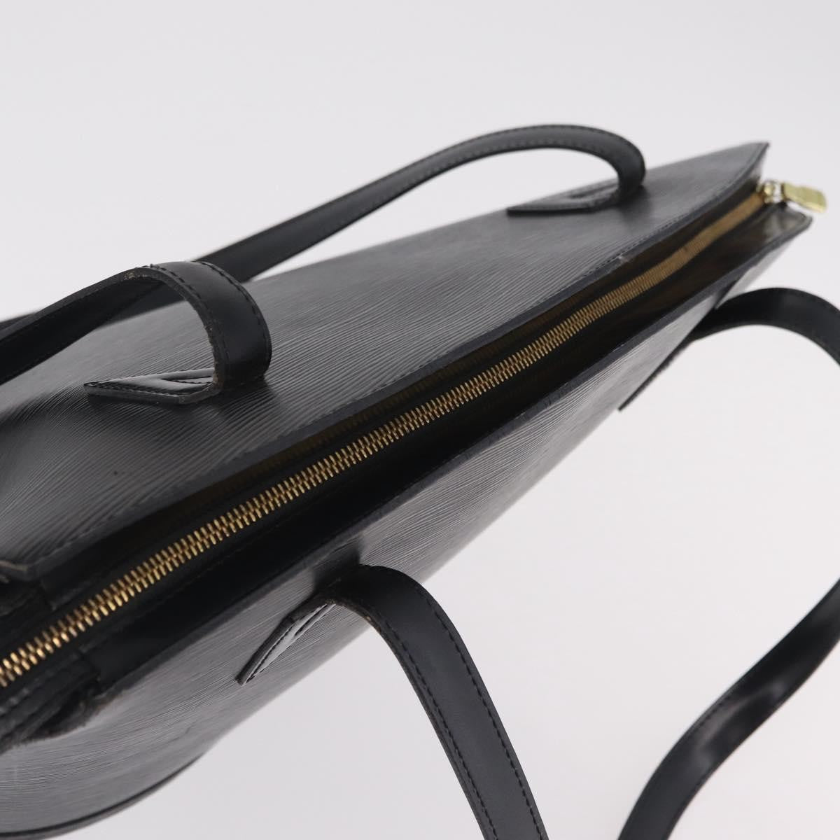 Louis Vuitton Saint Jacques Epi Leather Black Leather Handbag (Pre-Owned)