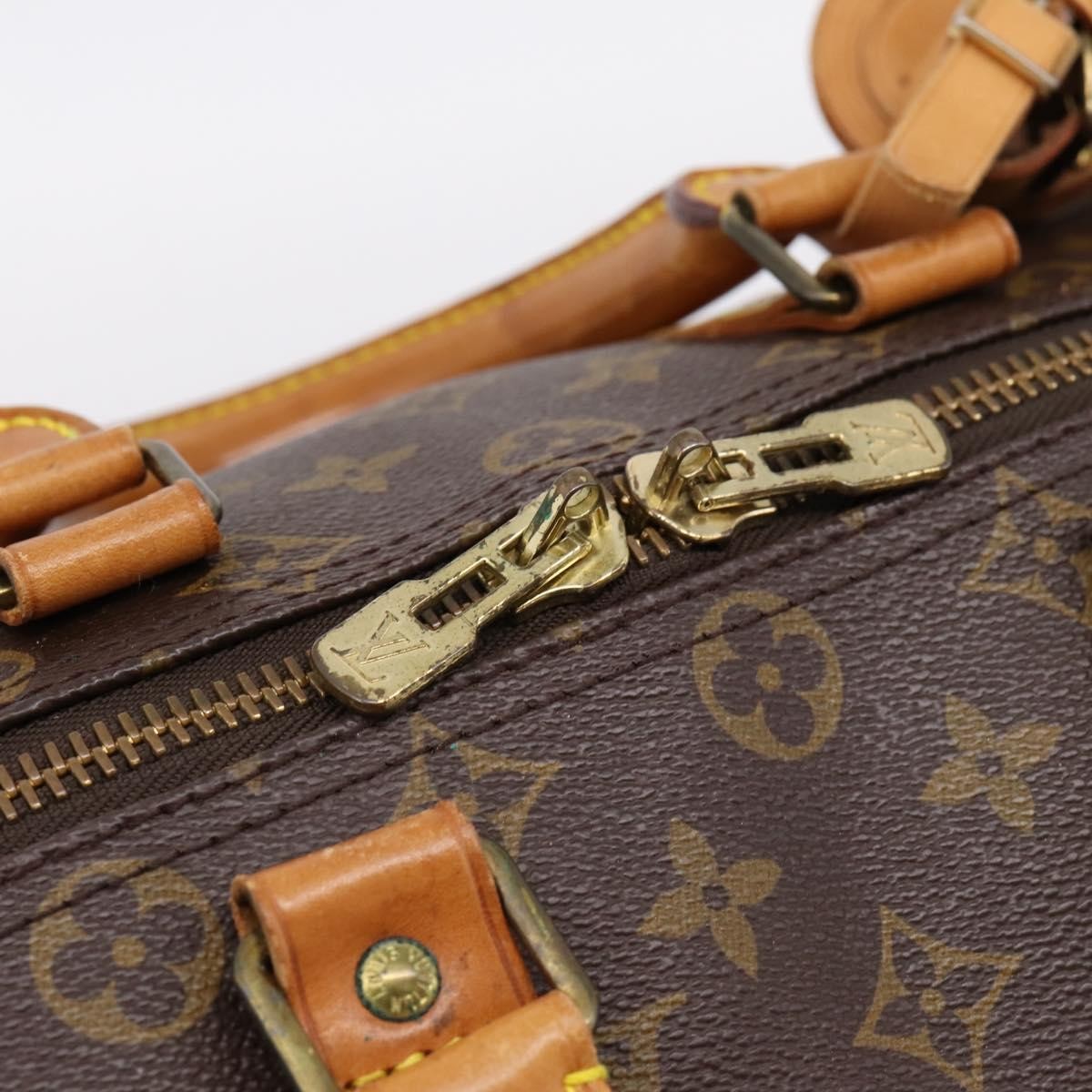 Louis Vuitton Keepall Bag Monogram Canvas Brown Canvas Travel Bag Bag (Pre-Owned)