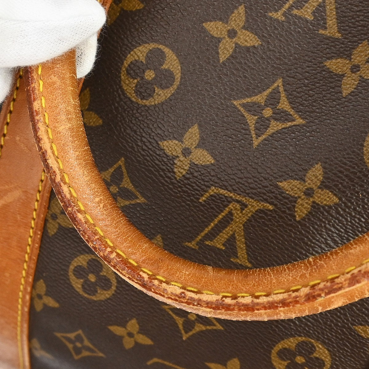 Louis Vuitton Keepall Bandouliere Monogram Canvas Brown Canvas Travel Bag Bag (Pre-Owned)