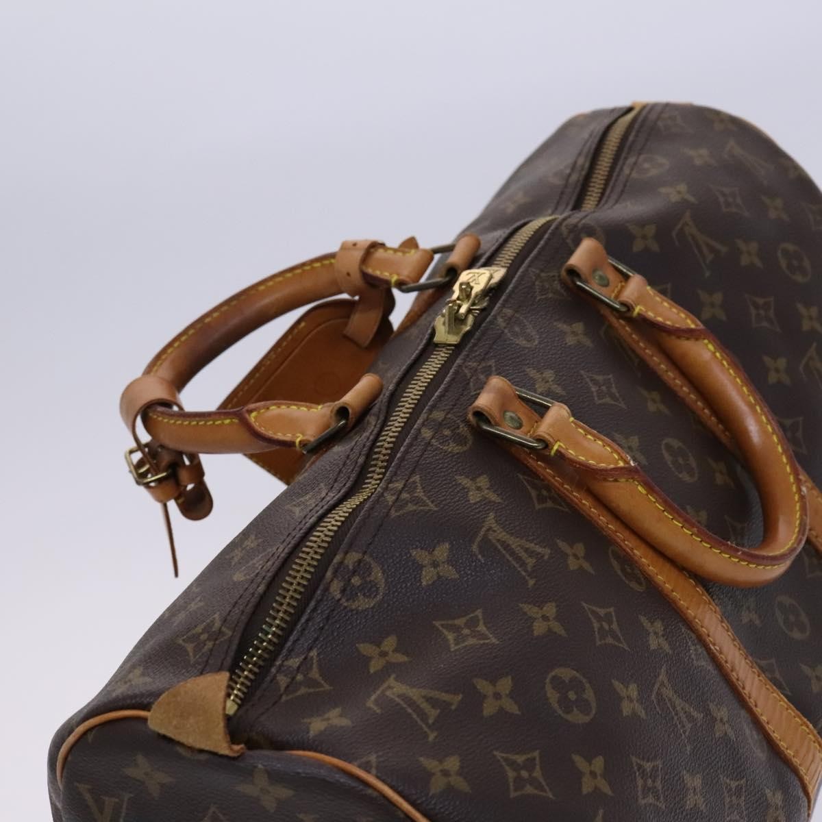 Louis Vuitton Keepall Monogram Canvas Brown Canvas Travel Bag Bag (Pre-Owned)