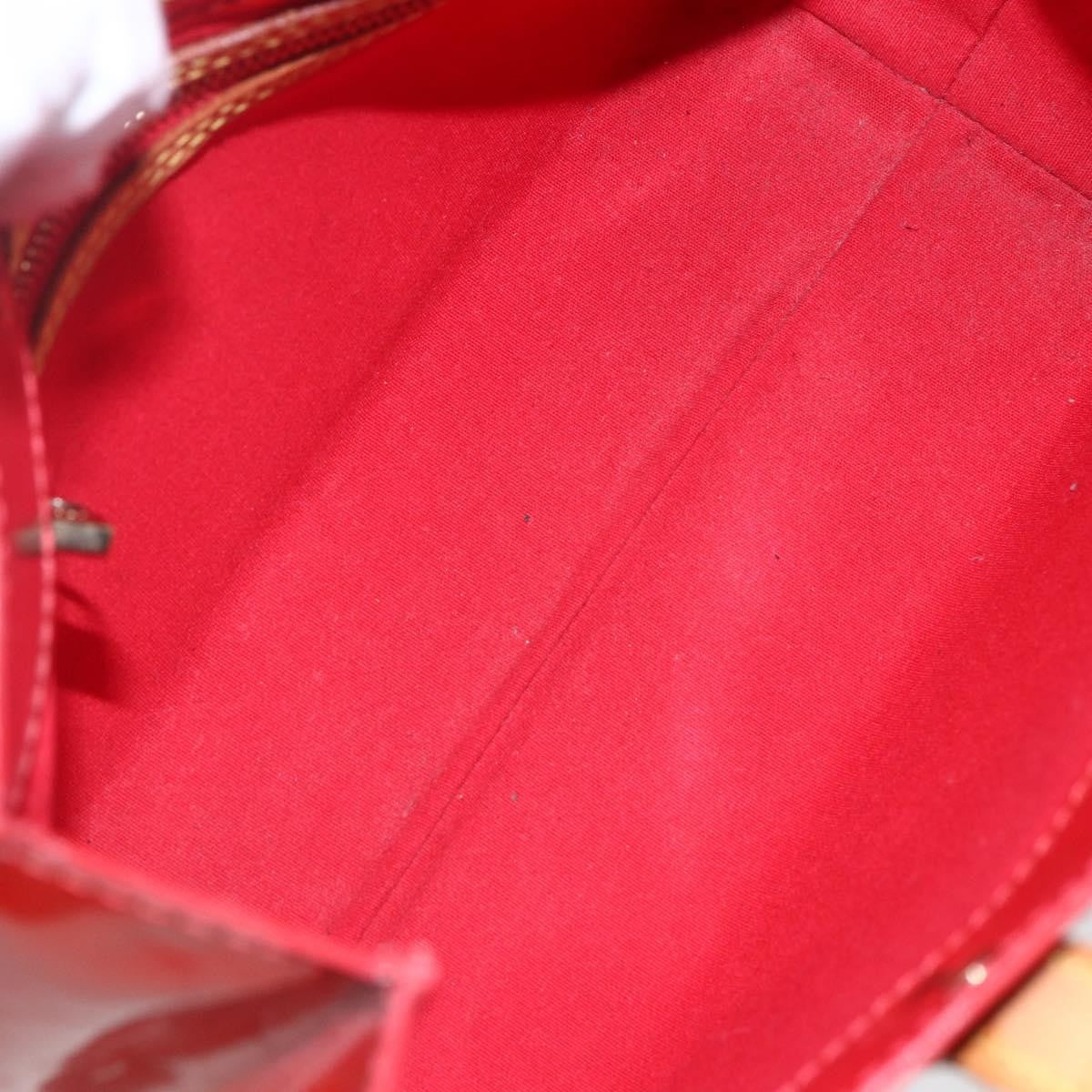 Louis Vuitton Reade Monogram Vernis Red Patent_Leather Handbag (Pre-Owned)