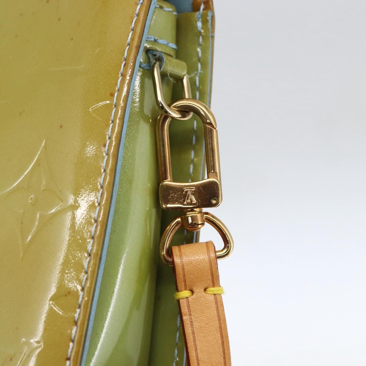 Louis Vuitton Lexington Pochette Monogram Vernis Blue Patent_Leather Clutche & Pouche Bag (Pre-Owned)