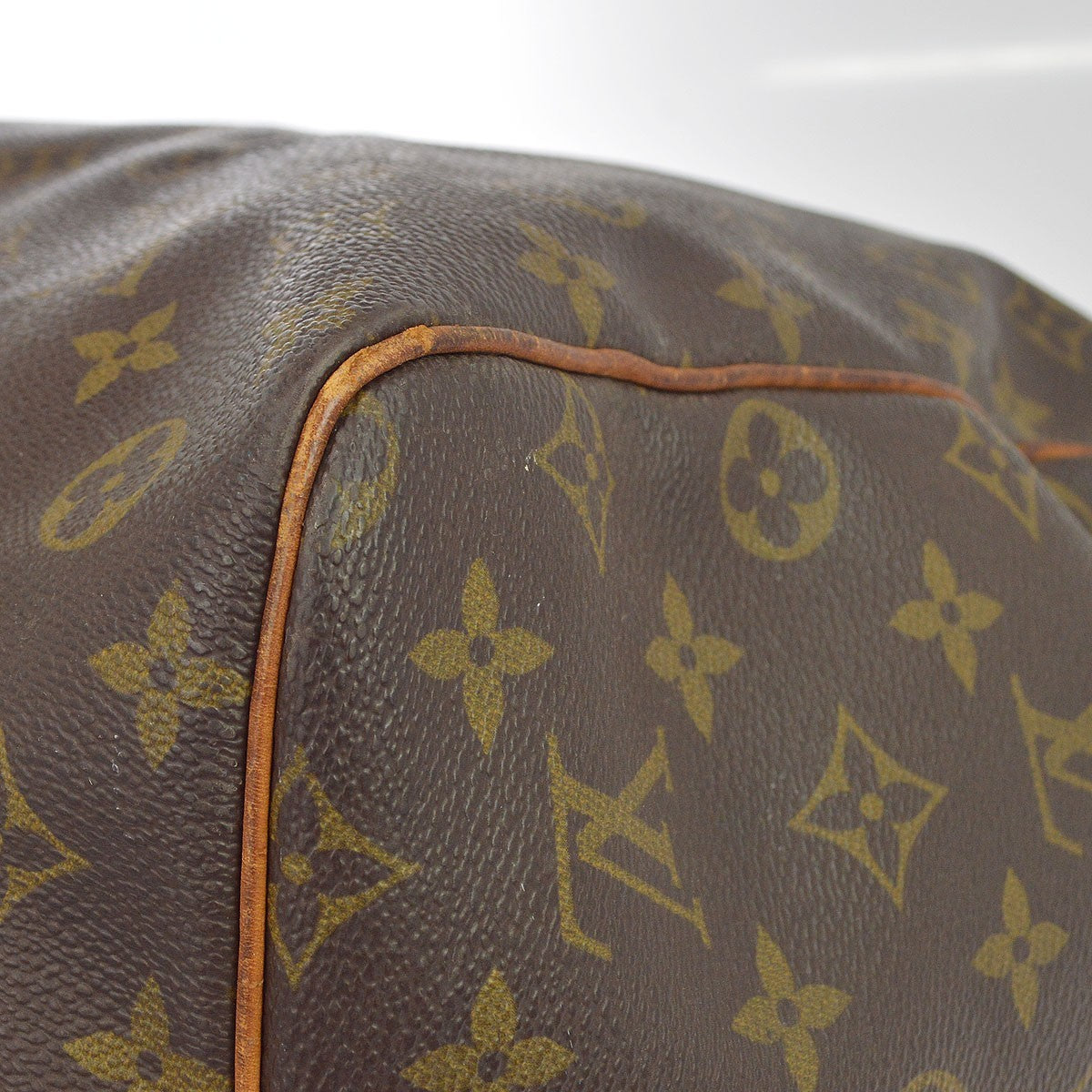 Louis Vuitton Keepall Monogram Canvas Brown Canvas Travel Bag Bag (Pre-Owned)