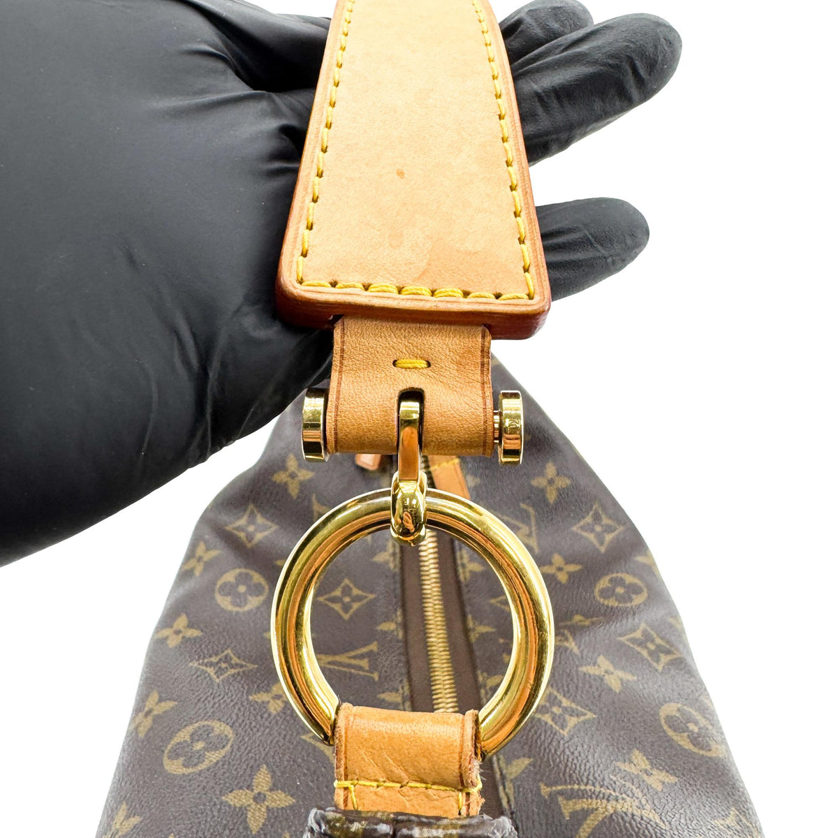Louis Vuitton Sully Monogram Canvas Brown Canvas Handbag (Pre-Owned)