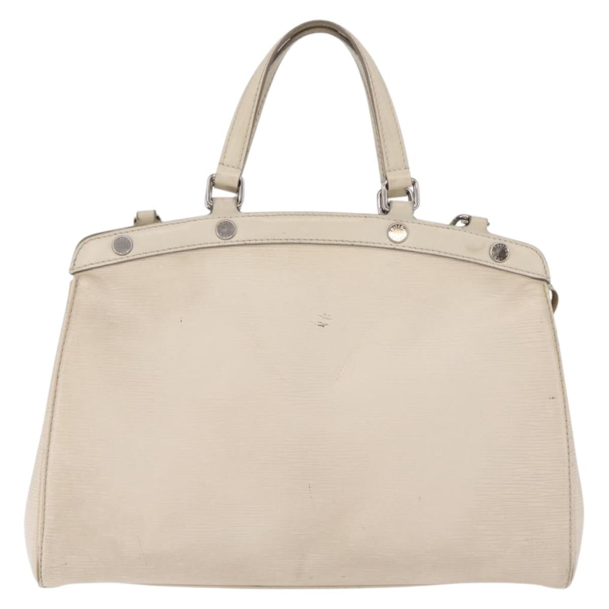 Louis Vuitton Brea Epi Leather White Leather Handbag (Pre-Owned)