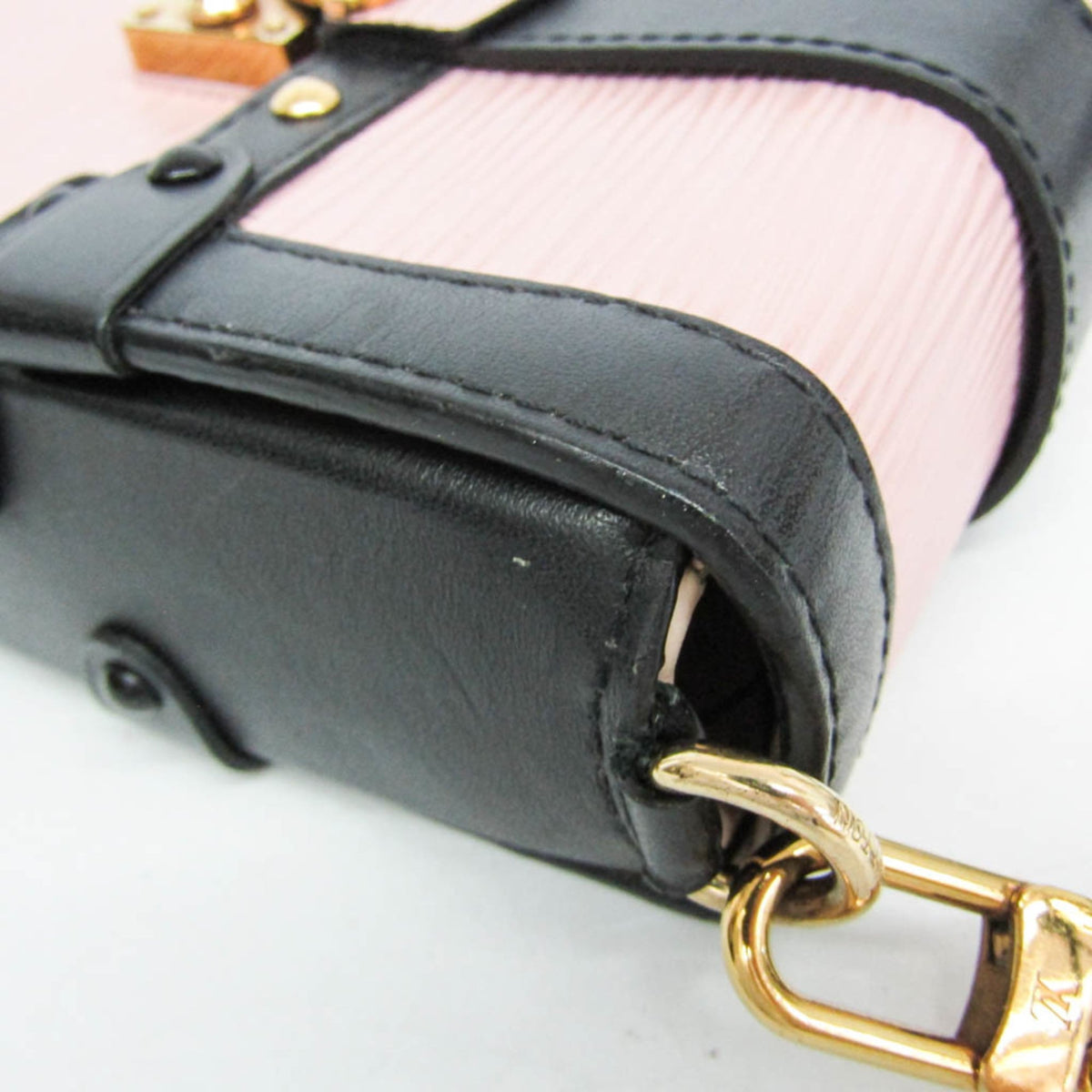 Louis Vuitton Vertical Trunk Pochette Epi Leather Pink Leather Clutche & Pouche Bag (Pre-Owned)