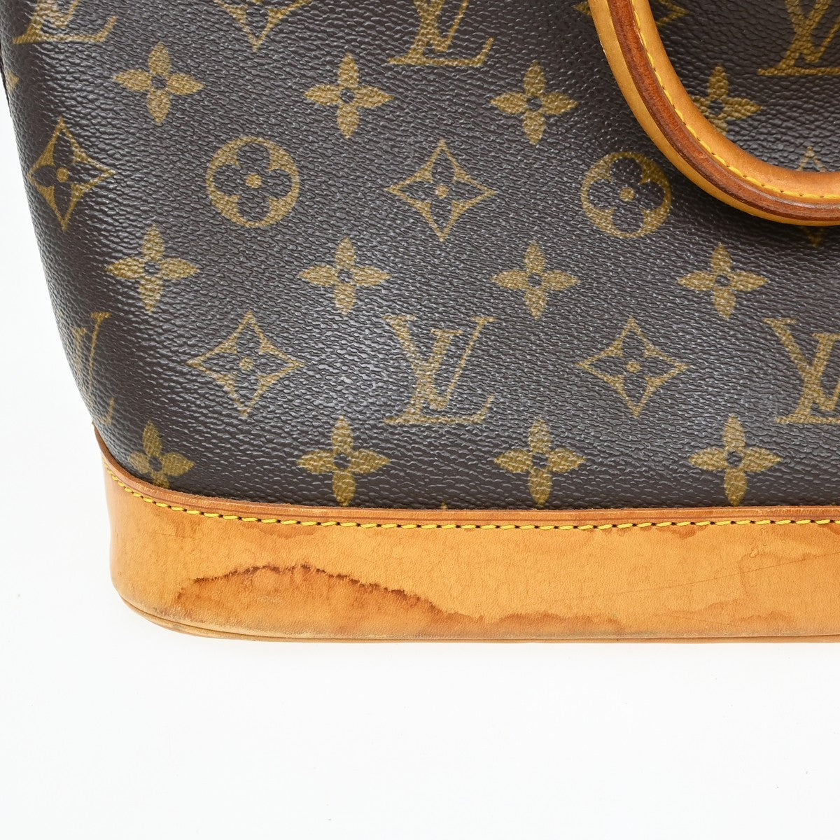Louis Vuitton Alma Monogram Canvas Brown Canvas Handbag (Pre-Owned)