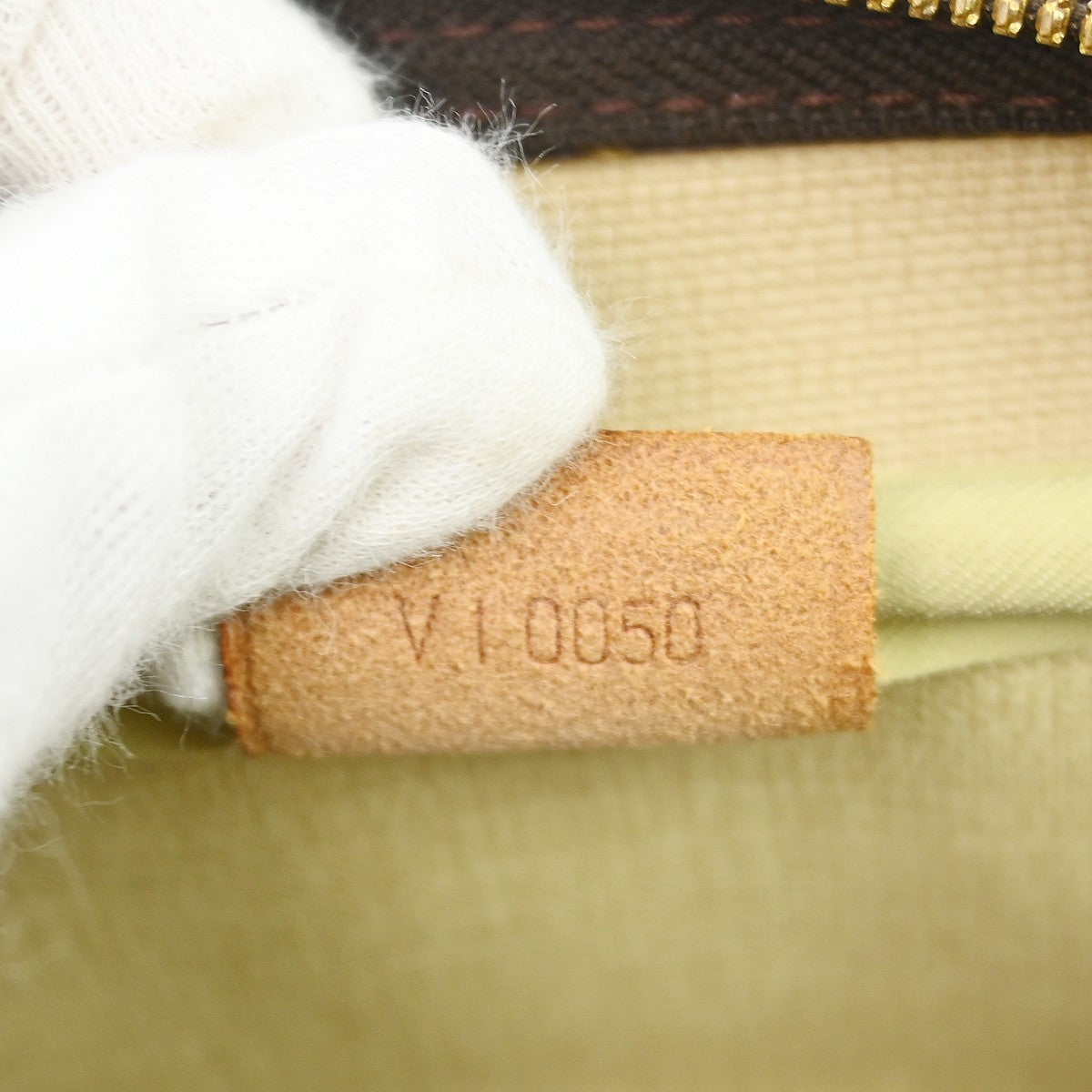 Louis Vuitton Deauville Monogram Canvas Brown Canvas Handbag (Pre-Owned)