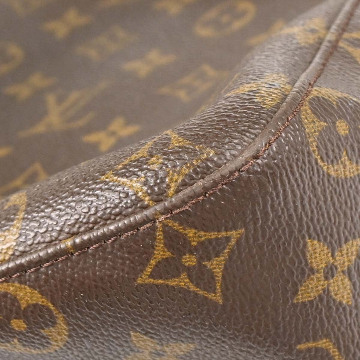 Louis Vuitton Looping Monogram Canvas Brown Canvas Handbag (Pre-Owned)