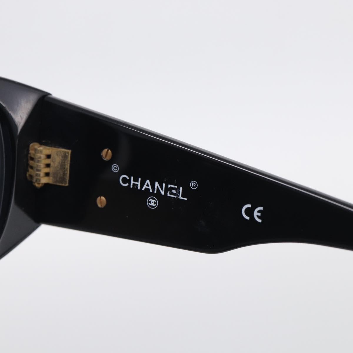 Chanel Cc Logo Matelasse Sunglasses Eye Wear Plastic Black Plastic Sunglasse Accessory (Pre-Owned)