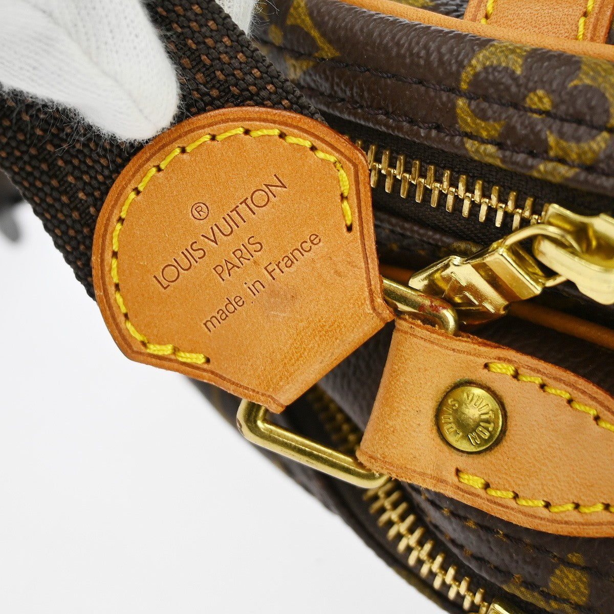 Louis Vuitton Reporter Monogram Brown Canvas Shoulder Bag Bag (Pre-Owned)
