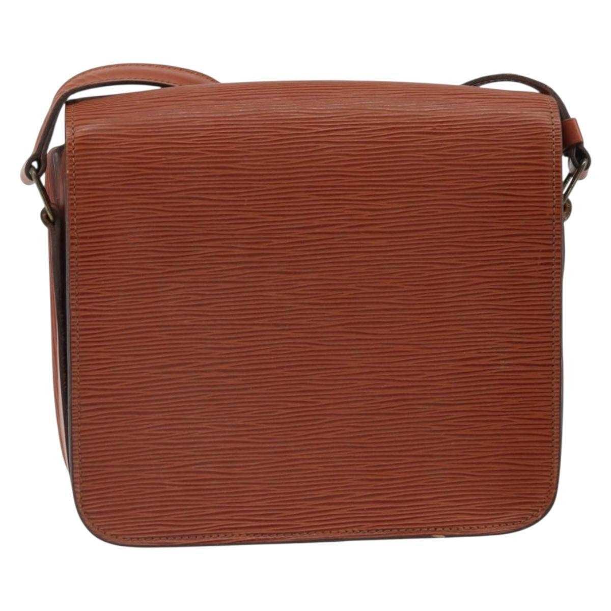 Louis Vuitton Cartouchiere Epi Leather Brown Leather Shoulder Bag Bag (Pre-Owned)