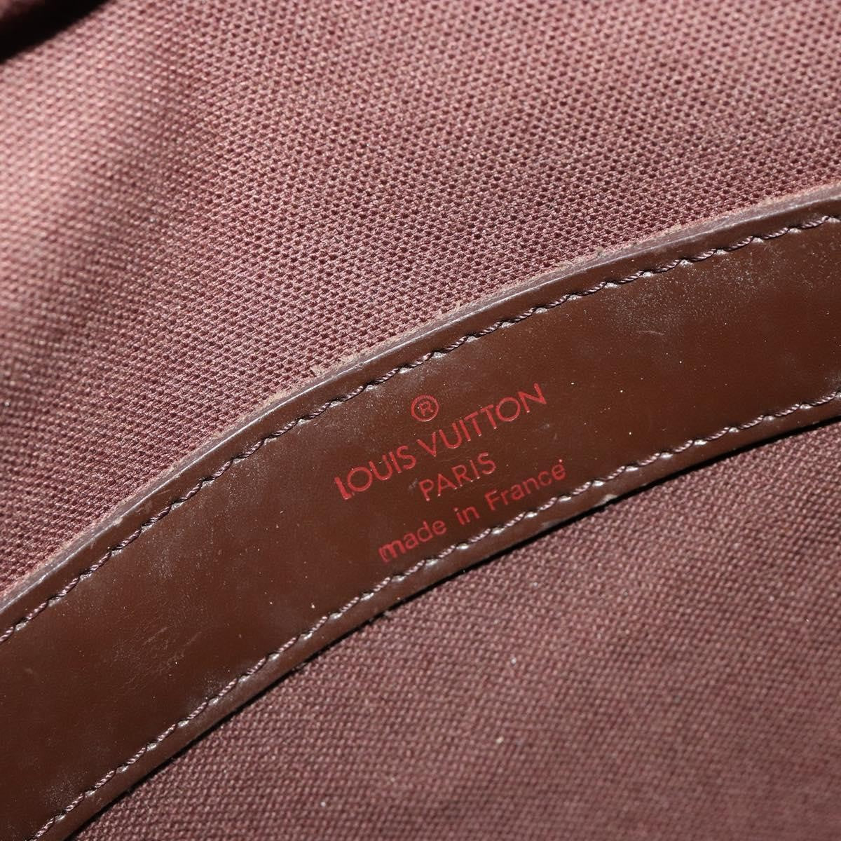 Louis Vuitton Naviglio Damier Ebene Brown Canvas Shoulder Bag Bag (Pre-Owned)