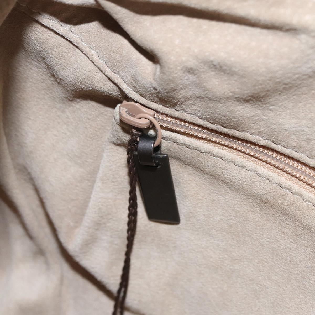 Bottega Veneta Shoulder Leather Gray Leather Shoulder Bag Bag (Pre-Owned)
