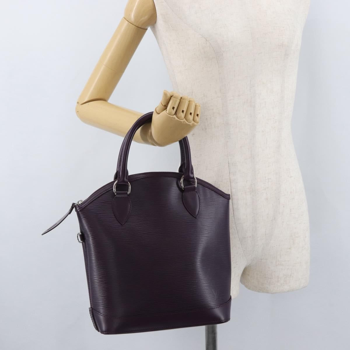 Louis Vuitton Lockit Epi Leather Purple Leather Handbag (Pre-Owned)