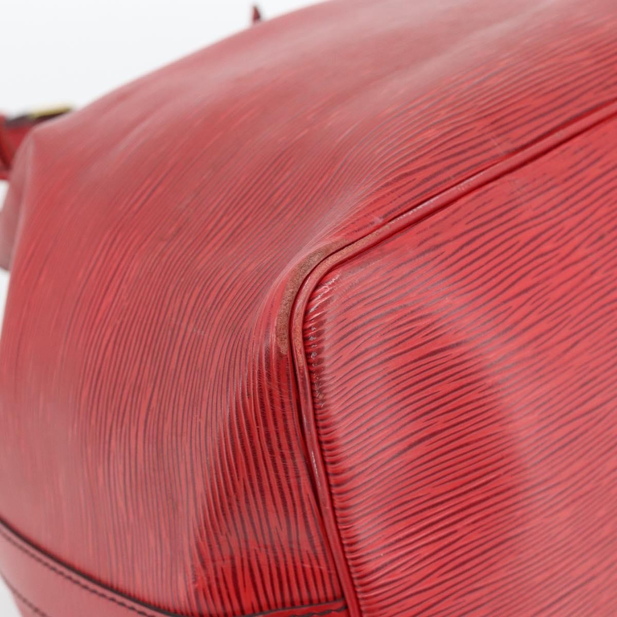 Louis Vuitton Petit Noe Epi Leather Red Leather Shoulder Bag Bag (Pre-Owned)