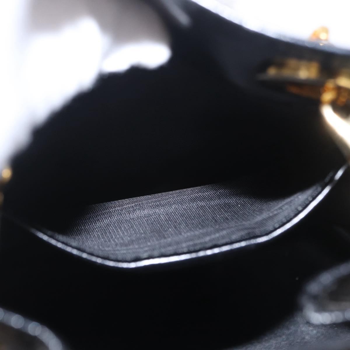 Celine Shoulder Leather Black Leather Shoulder Bag Bag (Pre-Owned)