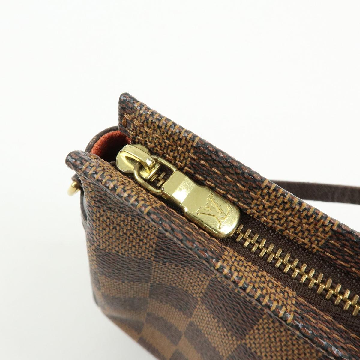 Louis Vuitton Trousse Make Up Damier Brown Canvas Clutche & Pouche Bag (Pre-Owned)