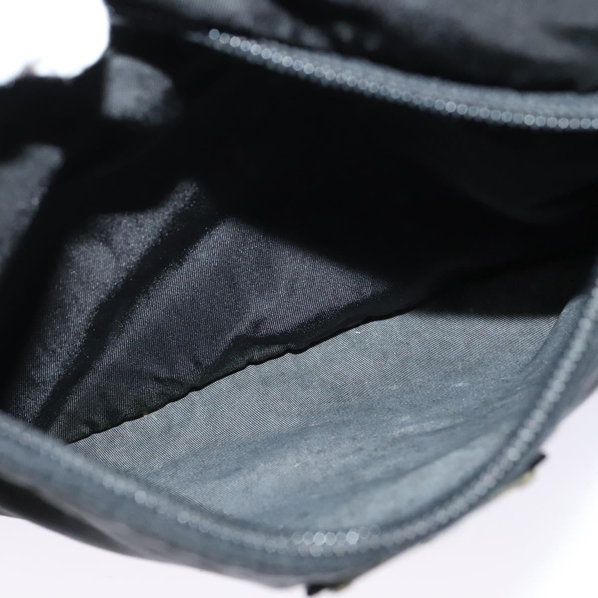 Prada Front Pocket Messenger Tessuto Black Nylon Shoulder Bag Bag (Pre-Owned)