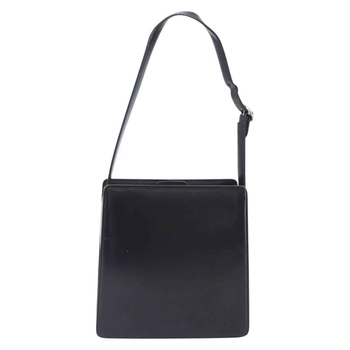 Burberry Nova Check Canvas And Leather Black Leather Handbag (Pre-Owned)